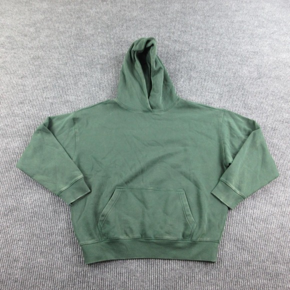 PacSun Tops - Pacsun Hoodie Womens S Forest Green Pullover Hooded Fleece Heavyweight NWT